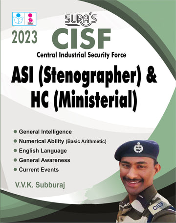 SURA'S CISF ASI(Stenographer) & HC(Ministerial) Exam Book in English Medium - Latest Updated Edition 2026