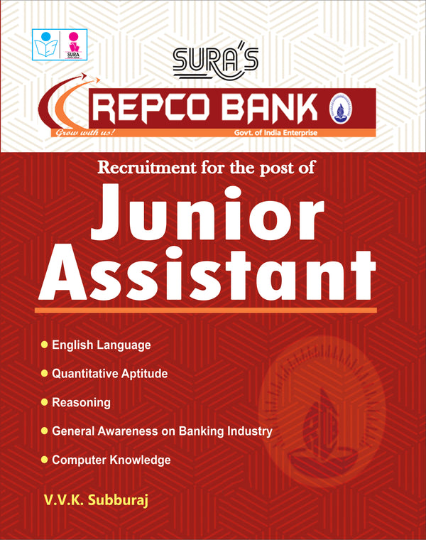 REPCO Junior assistant Exam book