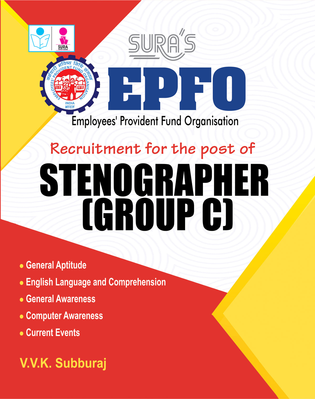 SURA`S EPFO Stenographer (Group C) Exam Book in English - Latest Updated Edition 2026