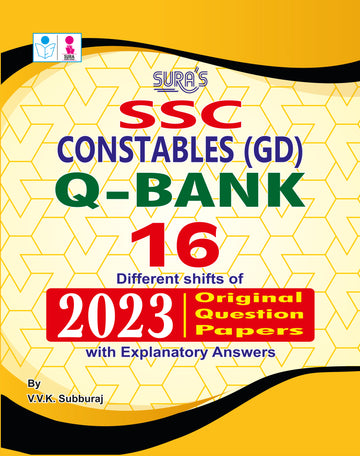 SURA`S SSC Constables(GD) Q-Bank Original Question Papers with Explanatory Answers 2026