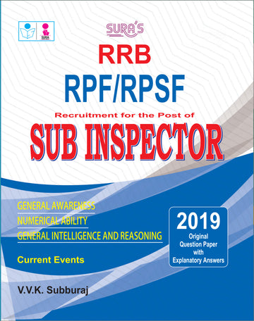 SURA`S RRB RPF/RPSF Sub-Inspector Exam Book Guide in English Medium - Latest Updated Edition 2026